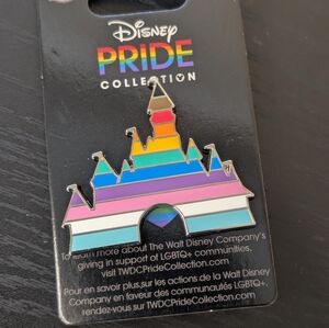 Disney Pride Collection Rainbow Castle Pin